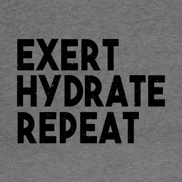 Exert Hydrate Repeat by shopbudgets